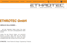 Tablet Screenshot of ethrotec.com